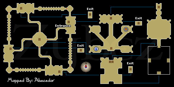 Zybez RuneScape Help's Enakhras Temple Dungeon Map