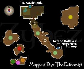 Zybez RuneScape Help Myreque Map