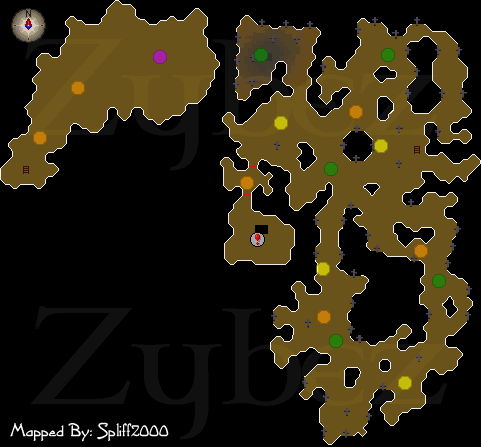 Zybez RuneScape Help's Goblin Dungeon Map