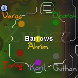 Zybez RuneScape Help's Barrows Tomb Locations Map