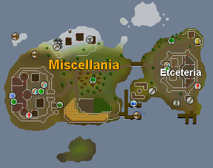 Zybez RuneScape Help's Map of Miscellania