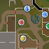 Zybez RuneScape Help's Map of where a Pit is Located