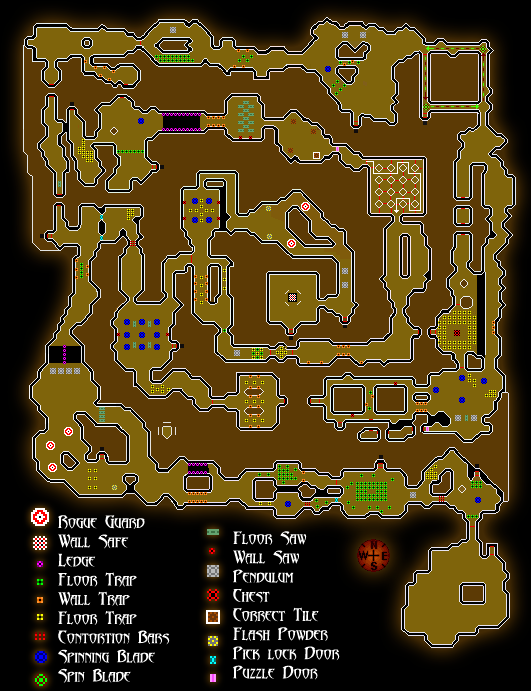 Zybez RuneScape Help's Screenshot of Rogue's Den Maze