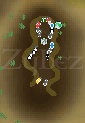 Zybez RuneScape Help's Map of the Al-Kharid Chasm Mine
