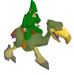 Picture of Mounted terrorbird gnome