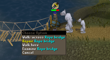 Zybez RuneScape Help's Screenshot of the Broken Bridge