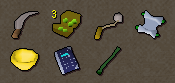 Zybez RuneScape Help's Screenshot of the Items Collected