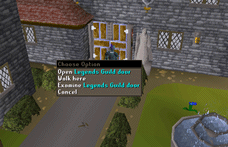 Zybez RuneScape Help's Screenshot of the Legends Guild Door