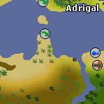 Zybez RuneScape Help's Map or the Ardrigal Location