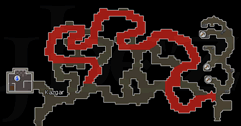 Zybez RuneScape Help's Map of the Maze Route