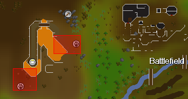 Zybez RuneScape Help's Image of the Red Salamander Hunting Area