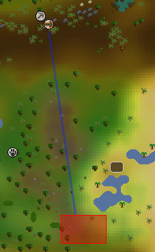 Zybez RuneScape Help's Image of the Crimson Swift Hunting Area