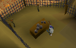 Zybez RuneScape Help's Screenshot of the Rock Cake Stall
