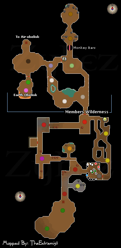 Zybez RuneScape Help Edgeville Dungeon Map