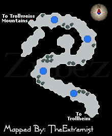 Zybez RuneScape Help Ice Troll Cave Map