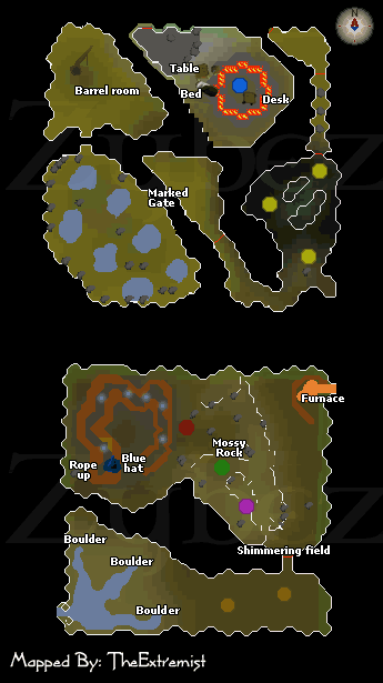 Zybez RuneScape Help Kharazi Caves Map
