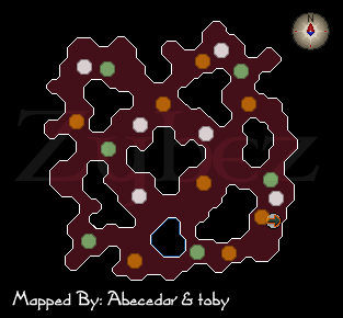 Zybez RuneScape Help's Abyss Area Dungeon Map