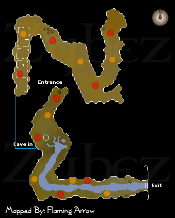 Zybez RuneScape Help's Ancient Temple Dungeon Map