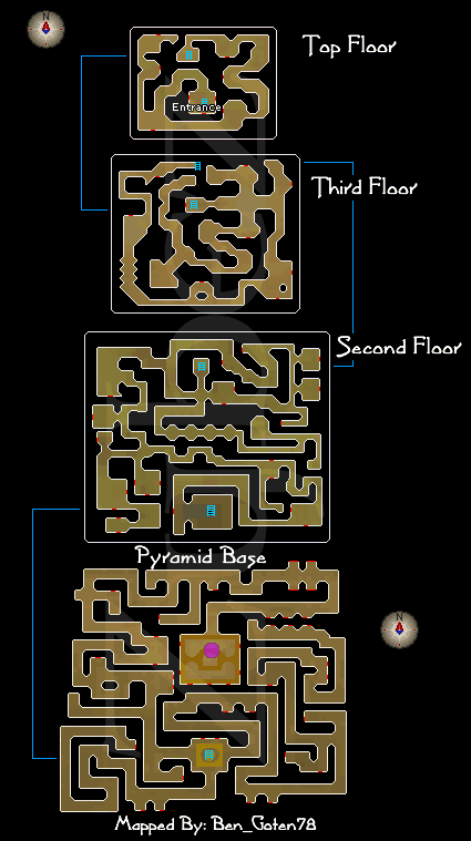 Zybez RuneScape Help Azzanadra's Pyramid Map