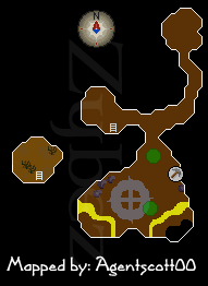 Zybez RuneScape Help's Digsite Dungeon Map