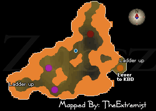 Zybez RuneScape Help's Lava Maze Mine Map