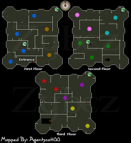 Zybez RuneScape Help's Slayer Tower Map