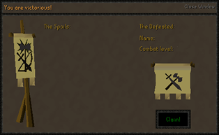 Zybez RuneScape Help's Screenshot of the Spoils Screen