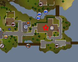 Zybez RuneScape Help's Screenshot of Lennissa's Location