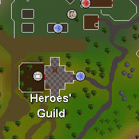 Zybez RuneScape Help's Heroe's Guild Map
