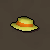 Orange Boater Hat