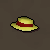 Red Boater Hat