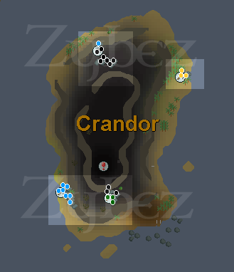 Zybez RuneScape Help Crandor Mine Map