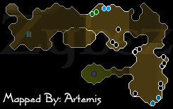 Zybez RuneScape Help's Hero's Dungeon Mine Map