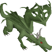 Zybez RuneScape Help's Screenshot of a Green Dragon