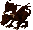 Zybez RuneScape Help's Screenshot of a Baby Red Dragon