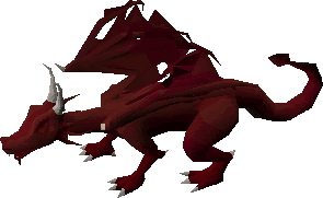 Zybez RuneScape Help's Screenshot of a Red Dragon