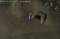 Zybez RuneScape Help's Screenshot of a Cave Entrance