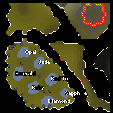 Zybez RuneScape Help's Map of the Correct Gem Placement