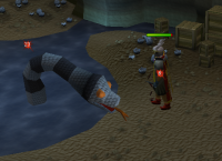 Zybez RuneScape Help's Screenshot of a Sea Snake Battle