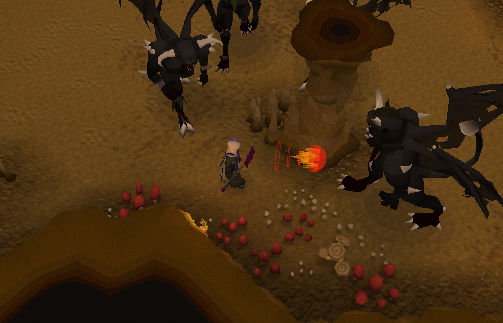 Zybez RuneScape Help's Screenshot of Magically attacking a Black Demon